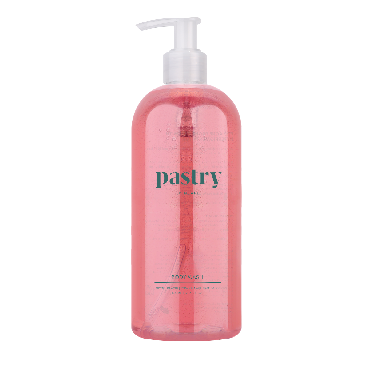 Glycolic Acid Body Wash 500ml – Pomegranate