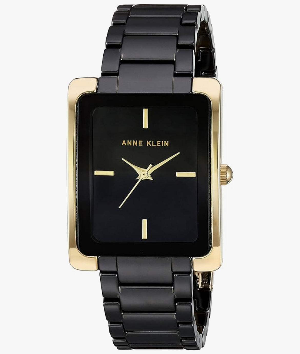 Anne Klein Black Ceramic Bracelet Watch
