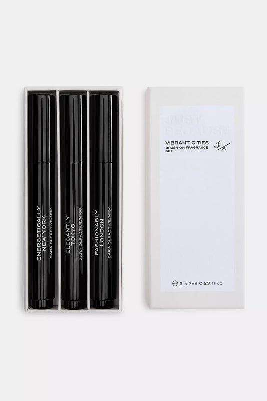 VIBRANT CITIES BRUSH-ON SET 3X 7ML (0.23 FL.OZ).