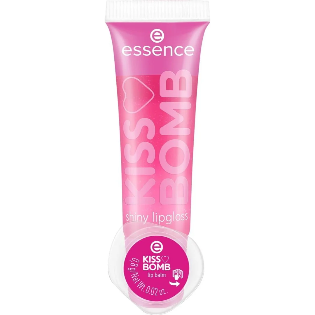 Kiss Bomb Shiny Lipgloss & Lip Balm