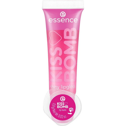 Kiss Bomb Shiny Lipgloss & Lip Balm