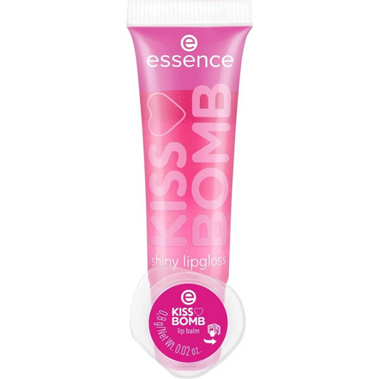 Kiss Bomb Shiny Lipgloss & Lip Balm