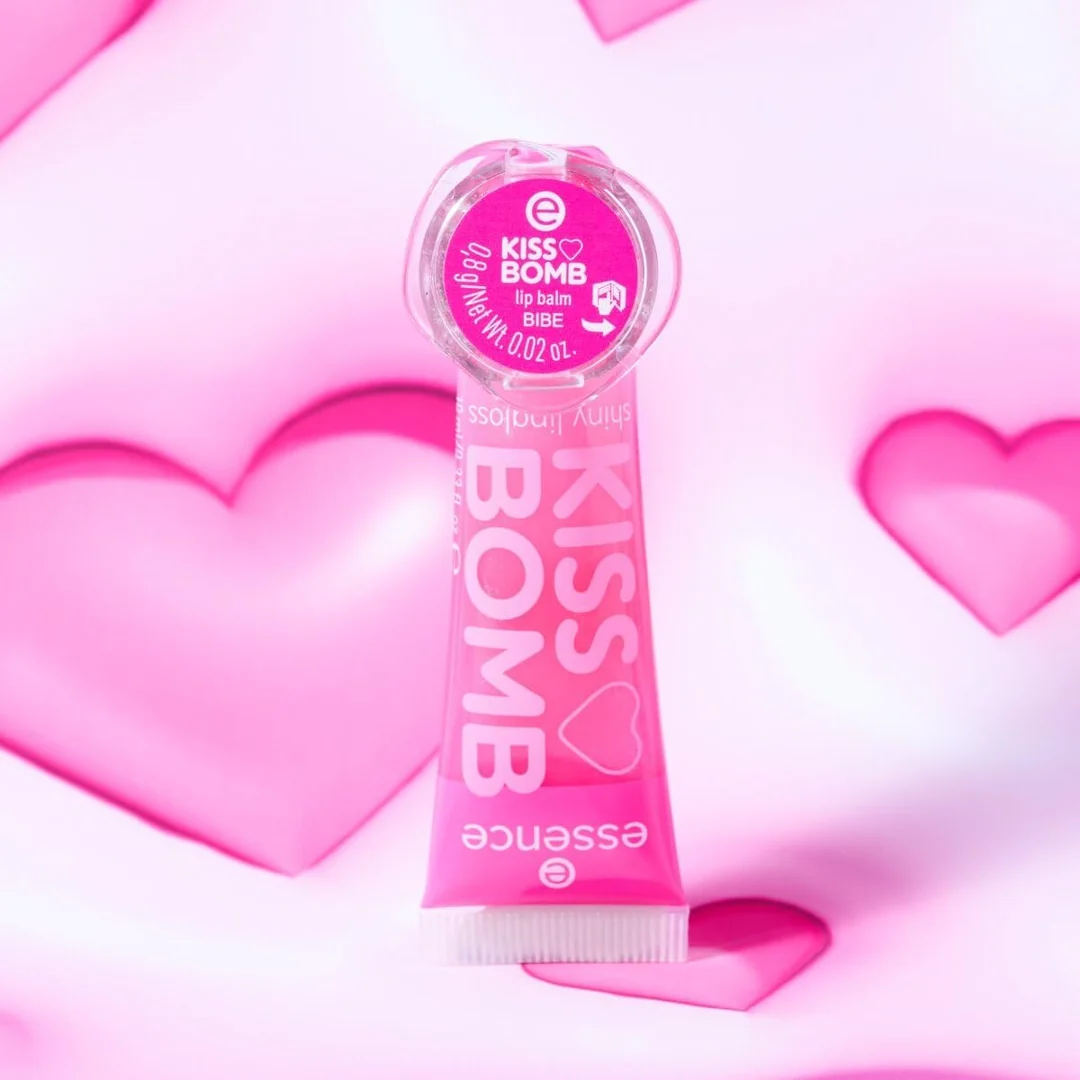 Kiss Bomb Shiny Lipgloss & Lip Balm