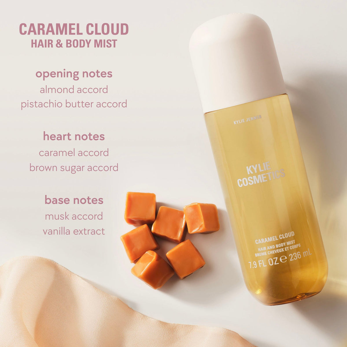 Kylie Cosmetics Caramel Cloud Hair & Body Mist 236ml