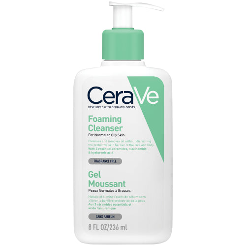 CeraVe Foaming Gel Cleanser For Normal To Oily Skin 236ml
